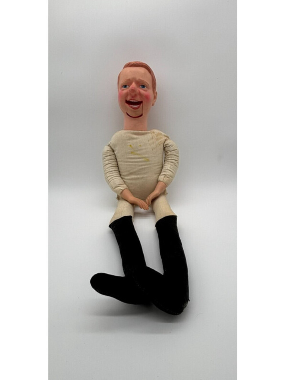 VTG Eegee Goldberger W.C. Fields Ventriloquist Dummy 31 inch Puppet Doll 1980s